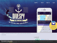 Tablet Screenshot of divespy.com